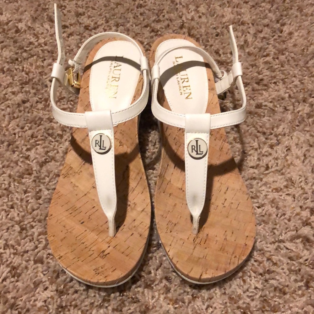 Gently Worn Lauren Sandals.8.5M
